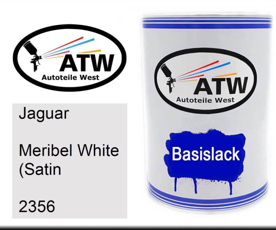 Jaguar, Meribel White (Satin, 2356: 500ml Lackdose, von ATW Autoteile West.